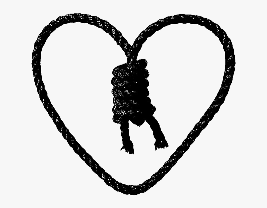 #noose #heart #black #freetoedit - Illustration, Transparent Clipart