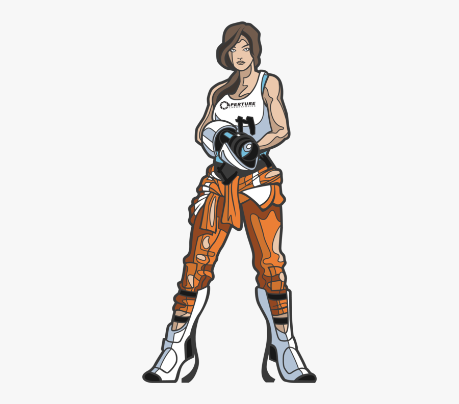 Collectibles Entertainment National Backer Chell Portal - Chell From Portal 2 Drawing, Transparent Clipart