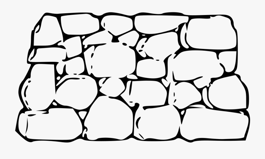 Download Graphic Library Drawing - Drawing Of Rock Wall, Transparent Clipart