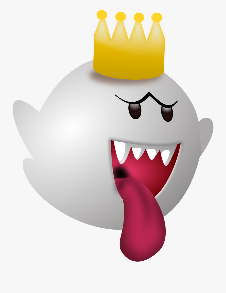 King, Prince, Crown, Cartoon, Royal, Monarchy, Tongue - King Boo Coloring Pages, Transparent Clipart