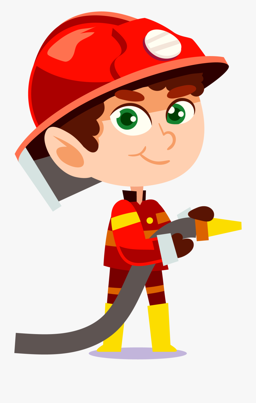 Firefighter Clipart Fire Fighter - Fireman Clipart, Transparent Clipart
