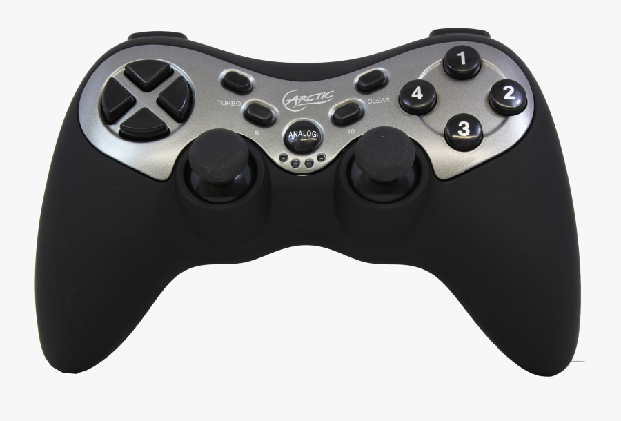 Transparent Video Game Controller Clipart Black And - Game Pad Png, Transparent Clipart