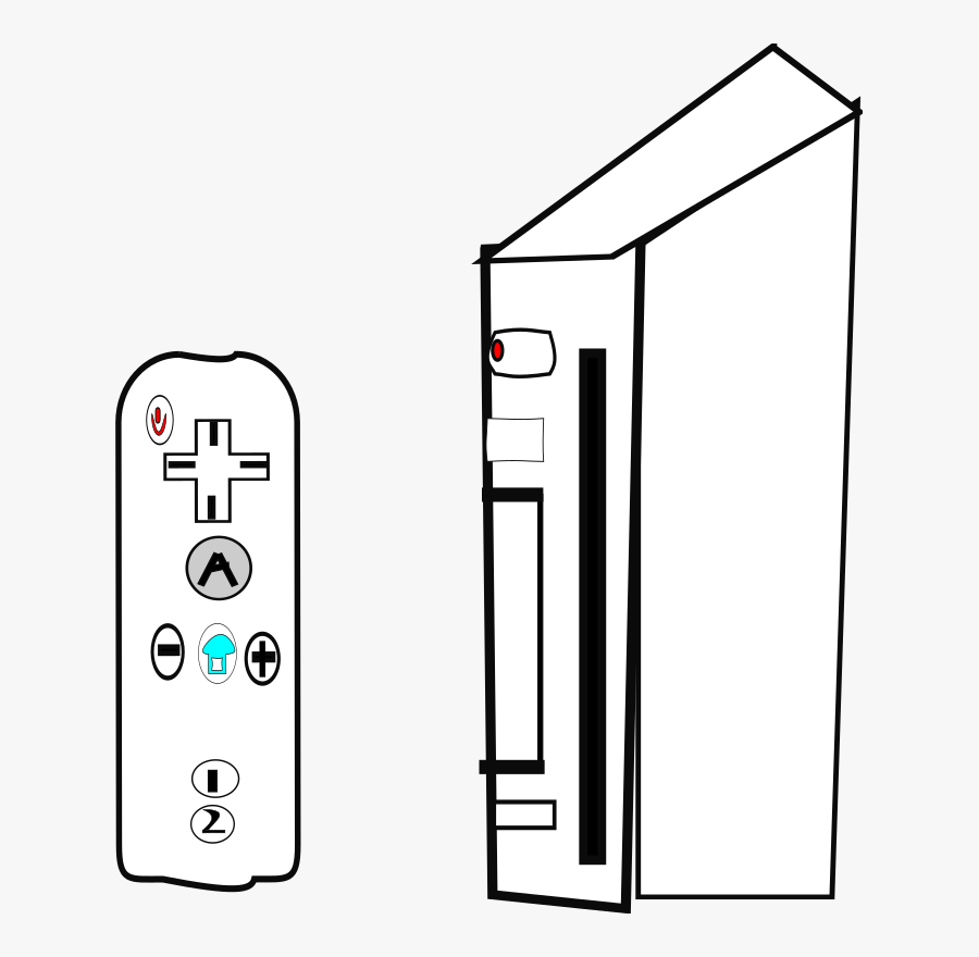 Angle,area,communication - Nintendo Wii Clip Art, Transparent Clipart