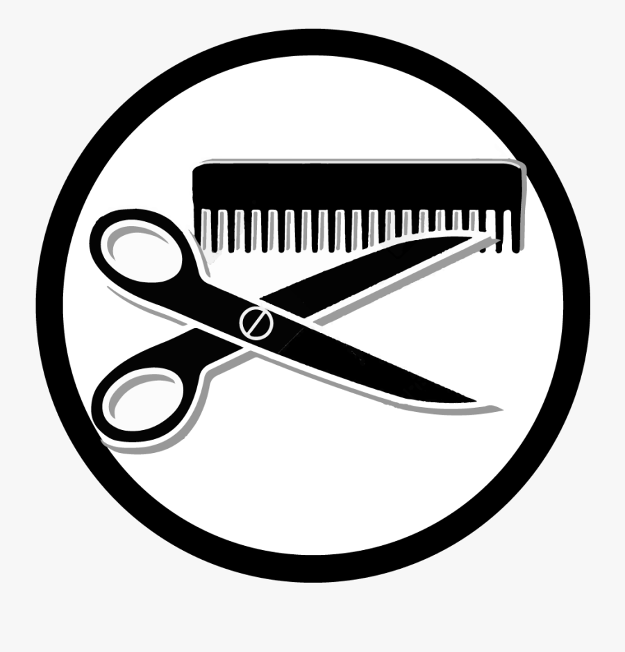 Hair Scissors Png Image - Hairdresser Symbol, Transparent Clipart