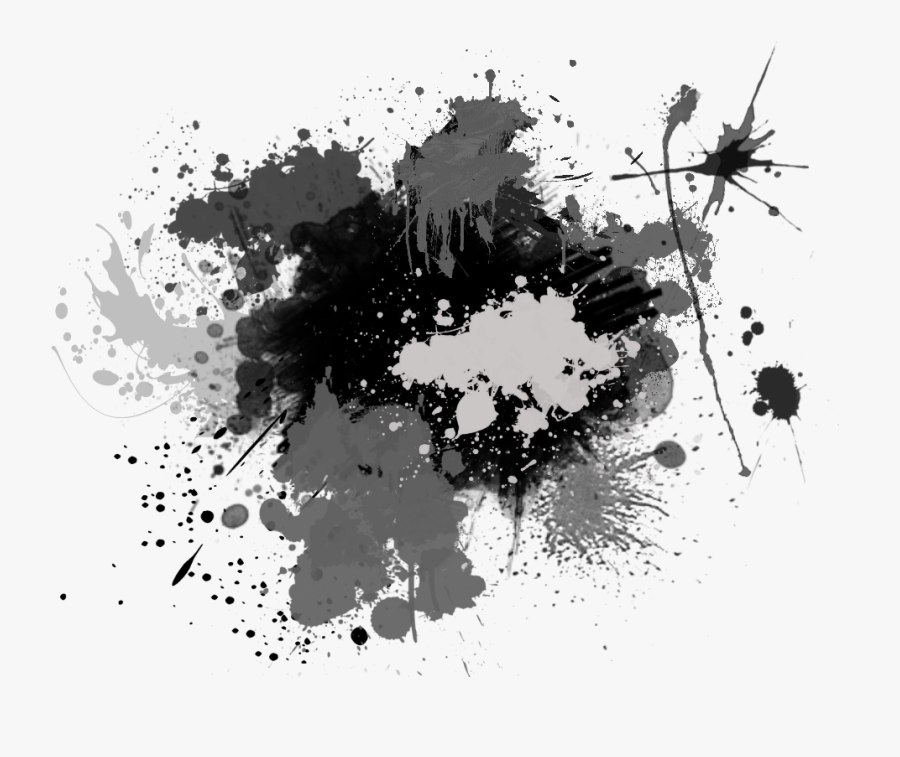 Black Ink Image Free Clipart Hq - Transparent Background Splatter Png, Transparent Clipart