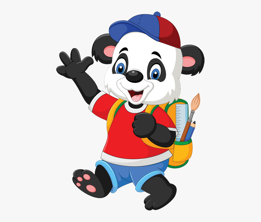 Panda Bear Child Care & Pre-school, Llc - Panda Bear School Clipart, Transparent Clipart