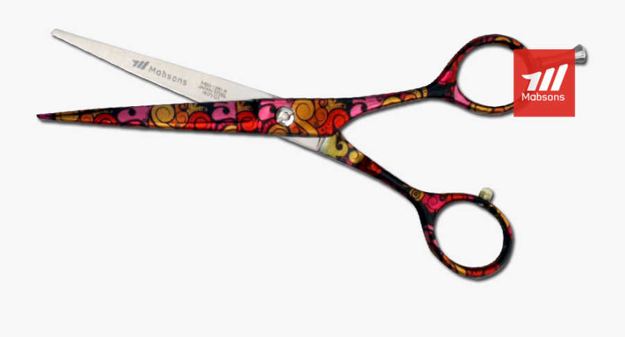 Printed Hair Scissors - Scissors, Transparent Clipart