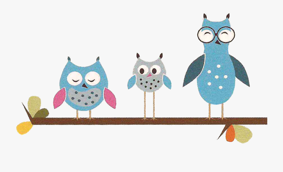 Owl Clipart In A Row, Transparent Clipart