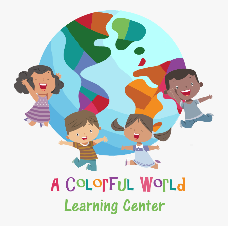 Daycare Building Clipart - Colorful World Icon, Transparent Clipart
