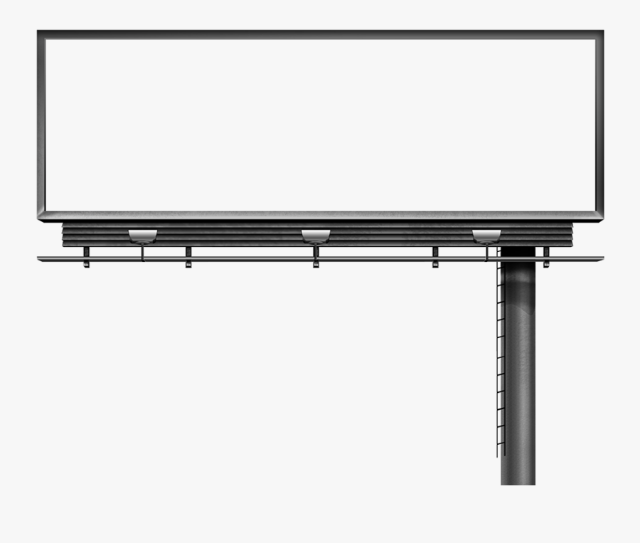 Clip Art Advertising Picture Black - Billboard Png, Transparent Clipart