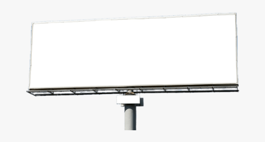 Large Rectangular Billboard - Display Device, Transparent Clipart