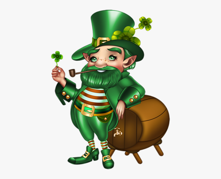 Tube St Patrick, Lutin ♧ Irish Leprechaun Png, March - Leprechaun, Transparent Clipart