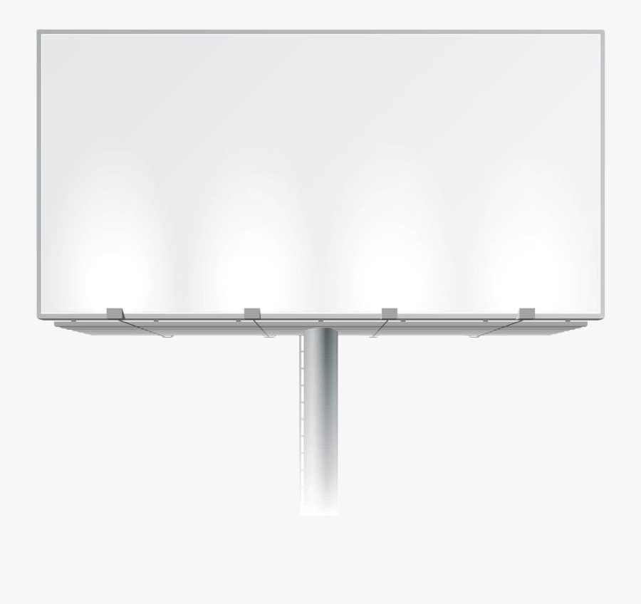 Billboard Png Background Photo - White Billboard No Background, Transparent Clipart