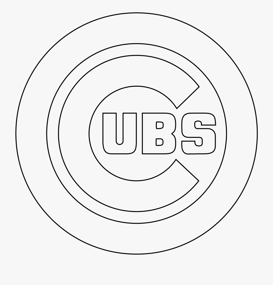 Jersey Clipart Chicago Cubs - Outline, Transparent Clipart