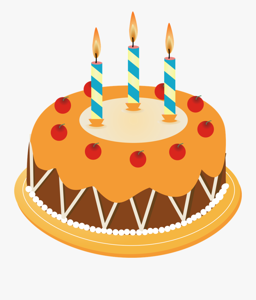 Cake Birthday Vector Png, Transparent Clipart