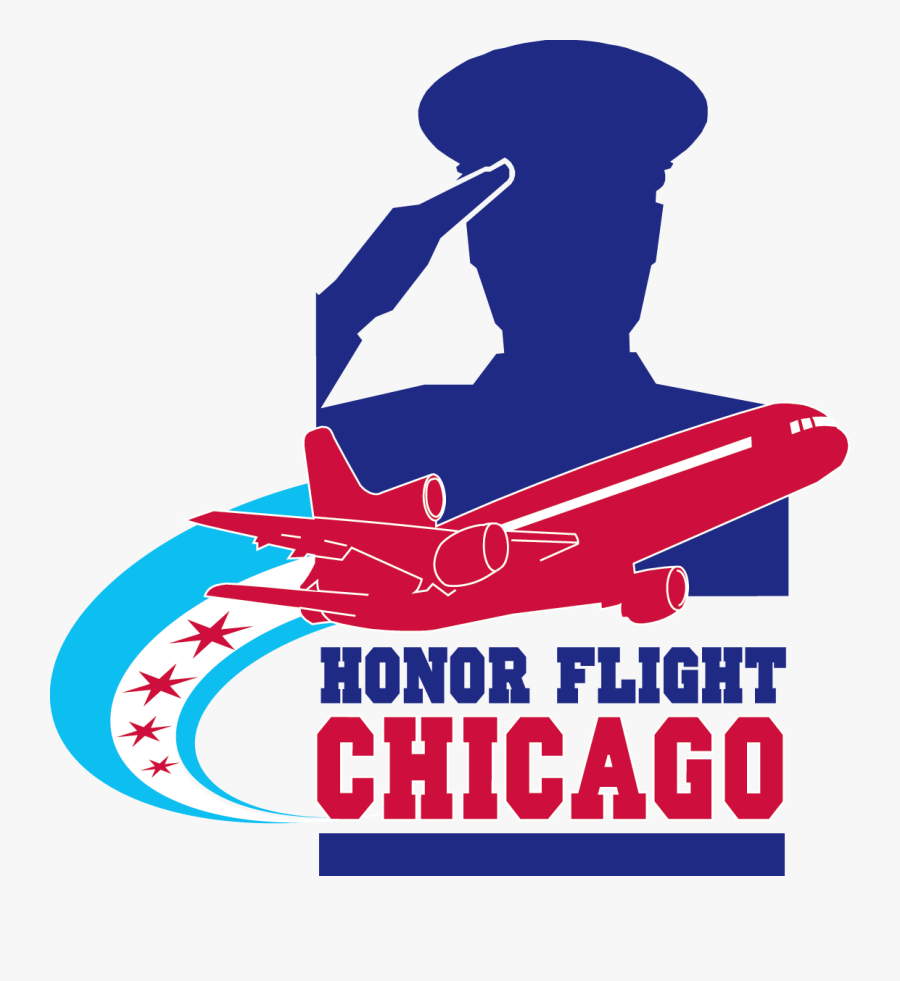Honor Chicago Sweatshirt - Honor Flight Chicago Logo, Transparent Clipart