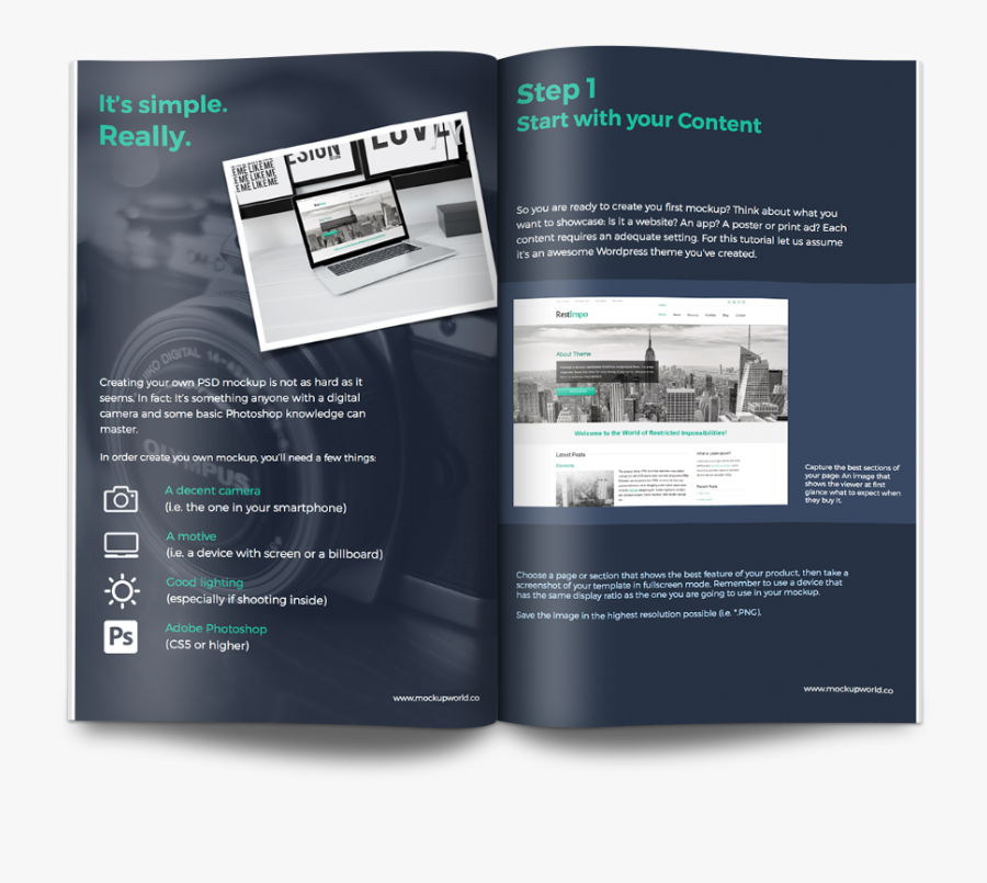 Clip Art Billboard Mockup Psd - Brochure, Transparent Clipart