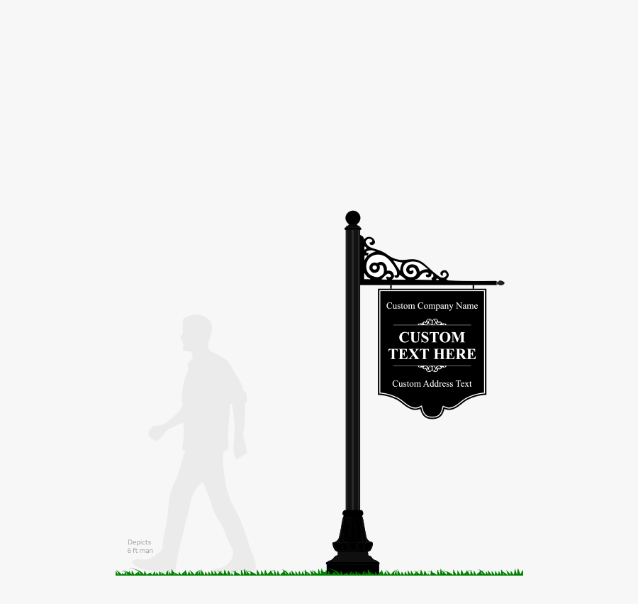 Aluminum Hanging Sign Wide - Billboard, Transparent Clipart