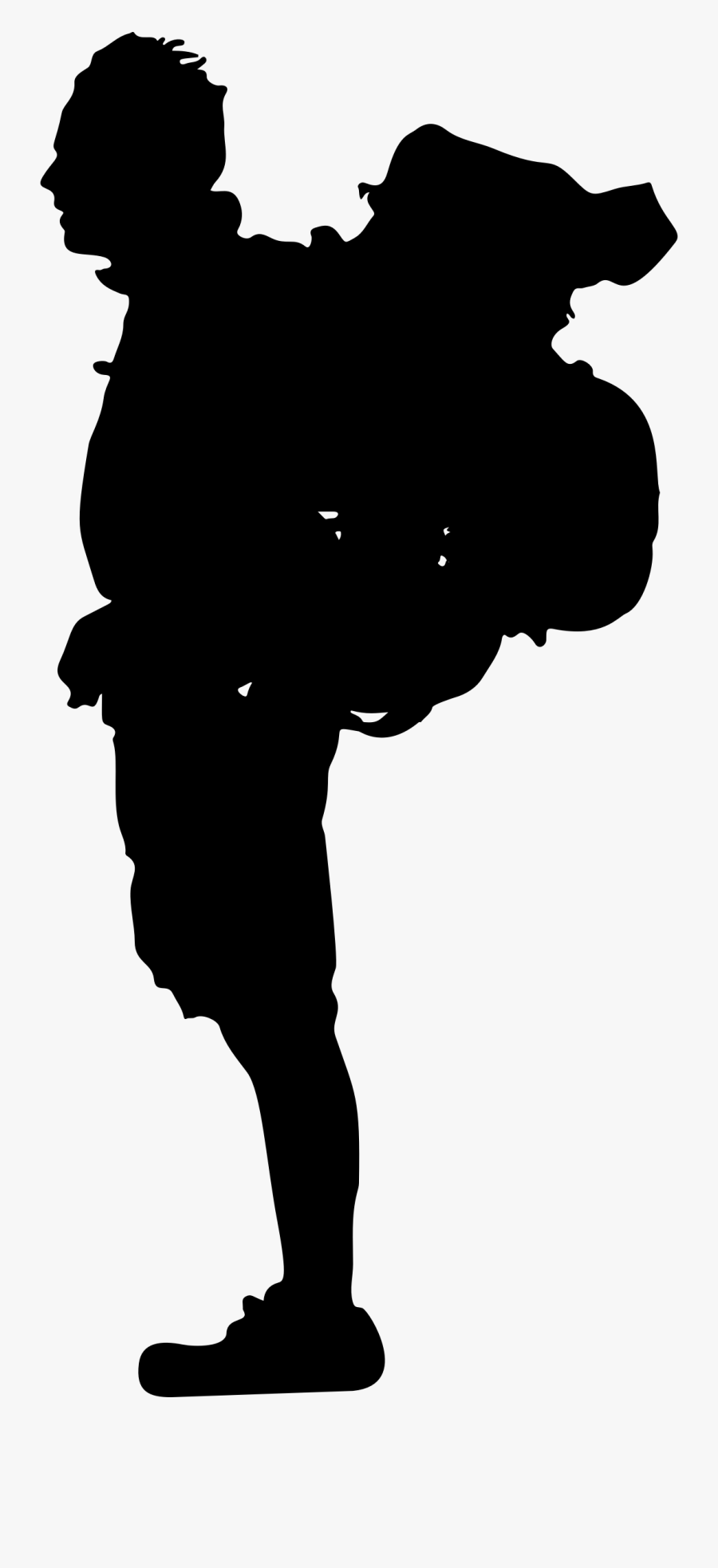 Clip Art Clipart Big Image Png Backpacker Png Person Silhouette