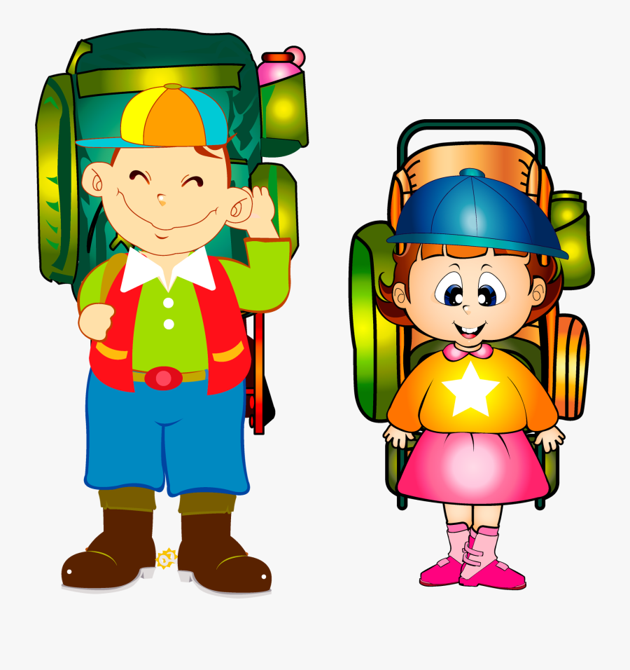 Portable Network Graphics Clip Art Tourism Image Backpacking - Дети Туристы Клипарт, Transparent Clipart