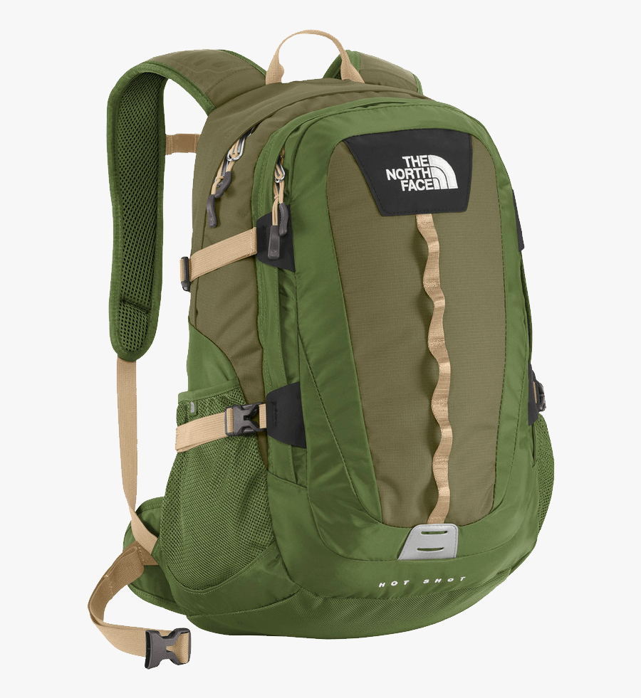 The Northface Green Backpack - North Face Borealis Olive Green, Transparent Clipart