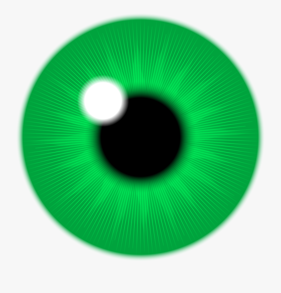 Iris,circle,green - Circle, Transparent Clipart