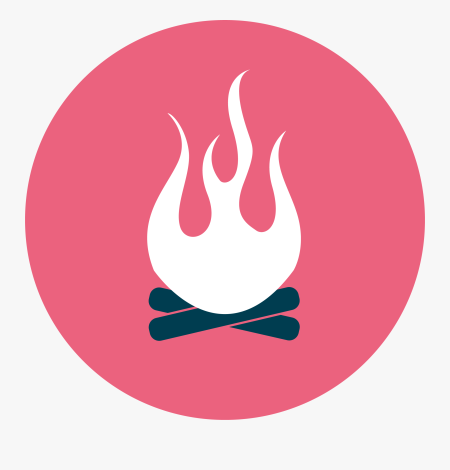Transparent Fall Bonfire Clipart - Thumbs Up Pink Png, Transparent Clipart