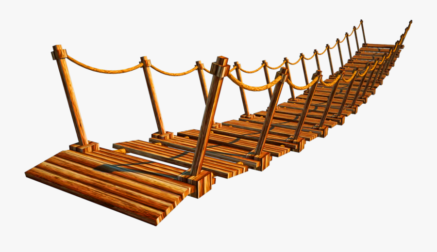 Transparent Planks Clipart - Wooden Bridge Png, Transparent Clipart
