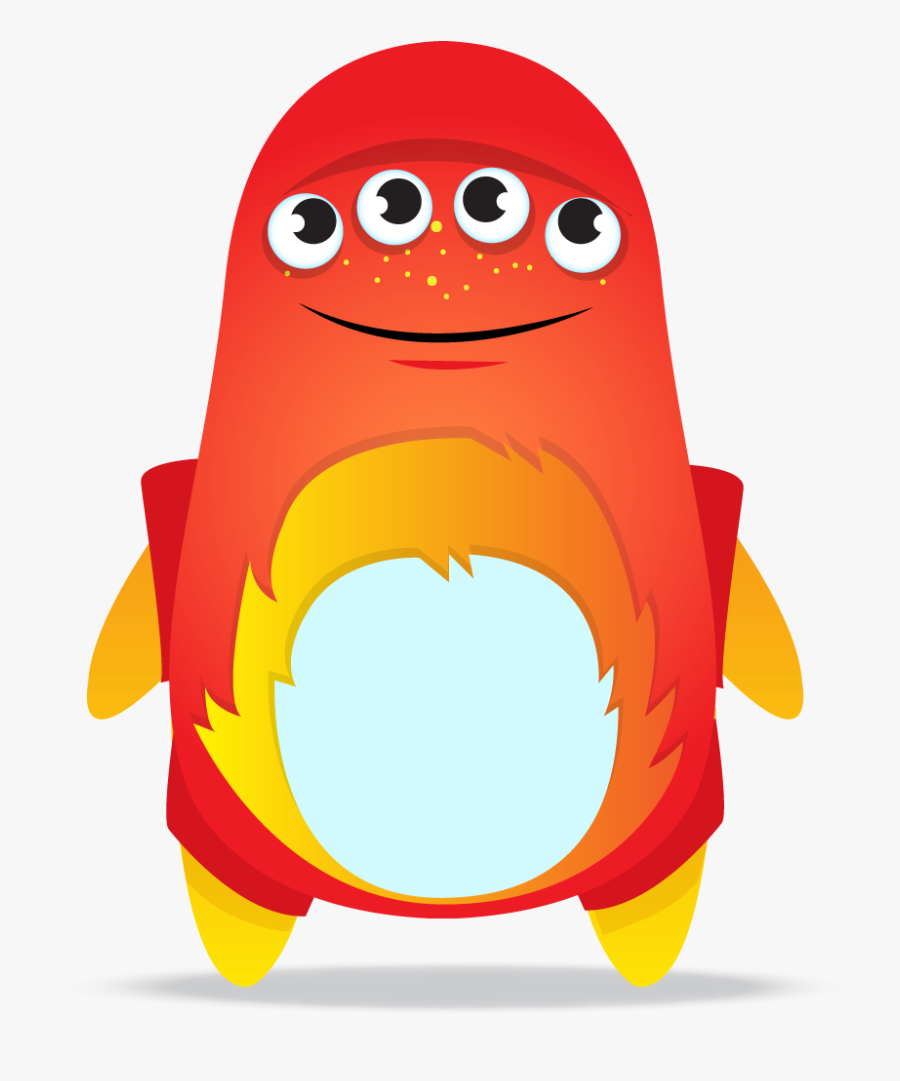 Red Class Dojo Monsters, Transparent Clipart