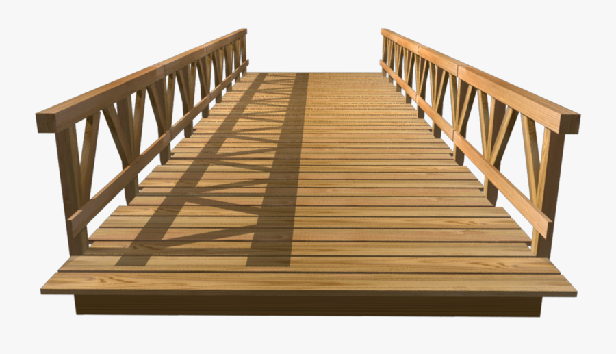 Transparent Bridge Clip Art - Puente De Madera Png, Transparent Clipart