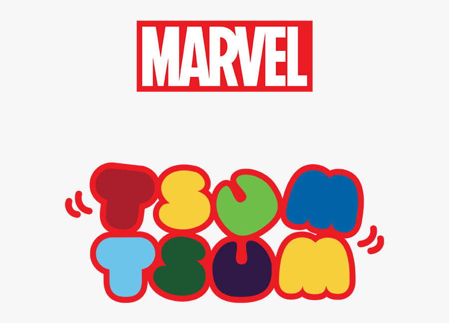 Marvel Tsum Tsum - Black And White Marvel Stickers, Transparent Clipart