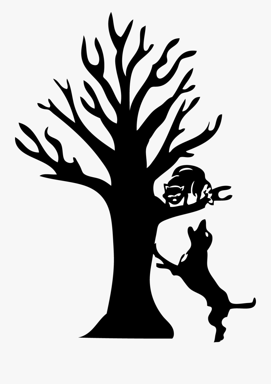 Download Treeing Dog Svg - Coon Dog On Tree , Free Transparent ...