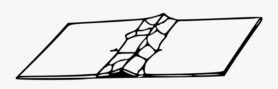 Pavement, Damaged, Crack, Hazard, Tile, Damage, Cracked, Transparent Clipart