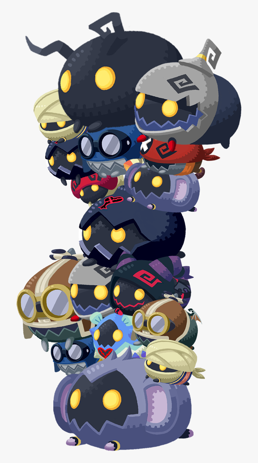 Heartless Tsum Khux - Tsum Tsum Kingdom Hearts, Transparent Clipart