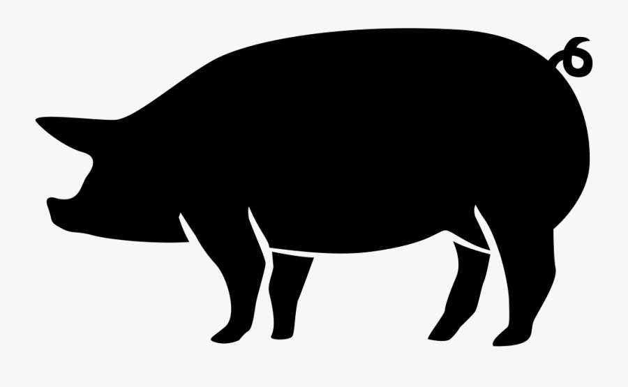 Wild Boar Silhouette Boar Hunting Clip Art - Pig Icon Png, Transparent Clipart