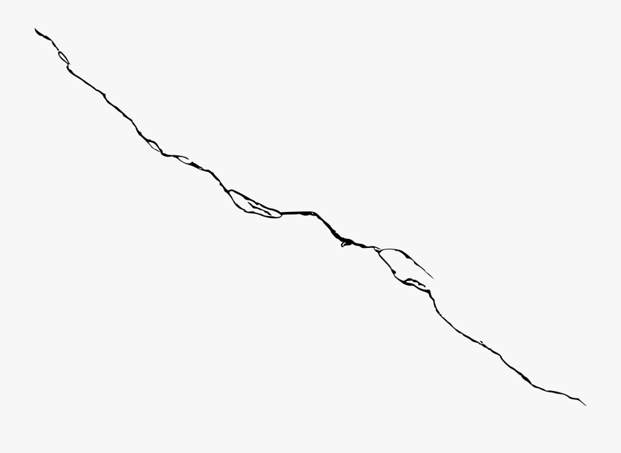 Transparent Earthquake Crack Clipart - Crack Transparent, Transparent Clipart