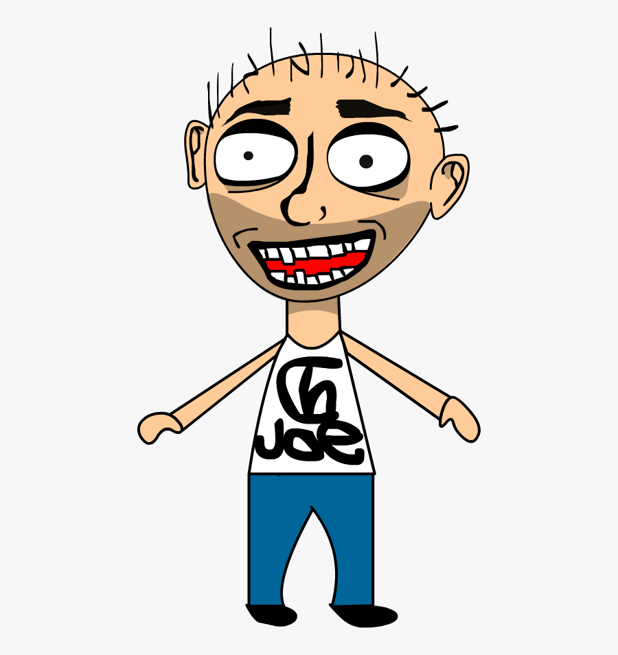 500 X 874 - Crack Head Cartoon is a free transparent background clipart ima...