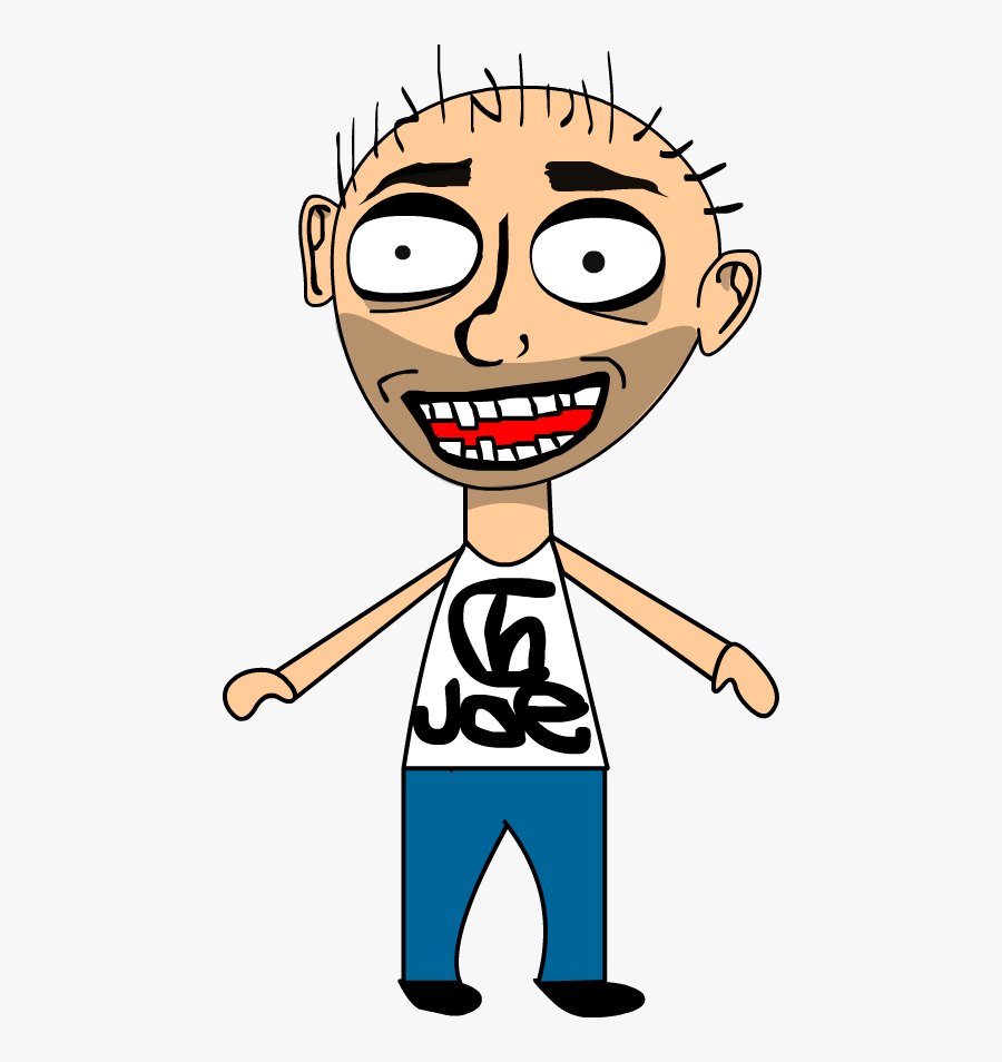 500 X 874 - Crack Head Cartoon, Transparent Clipart