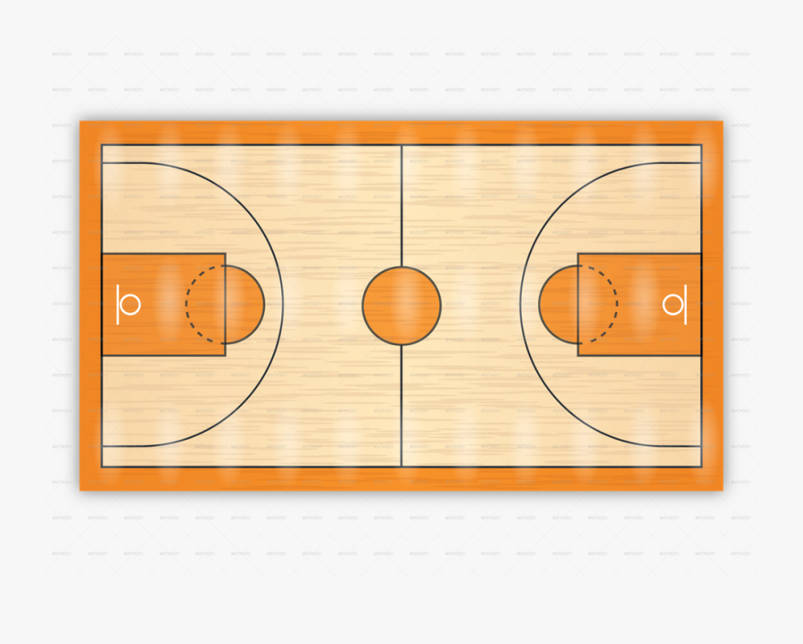 Basketball Gymnasium Clipart Image - Outdoor Basketball Court Png, Transparent Clipart