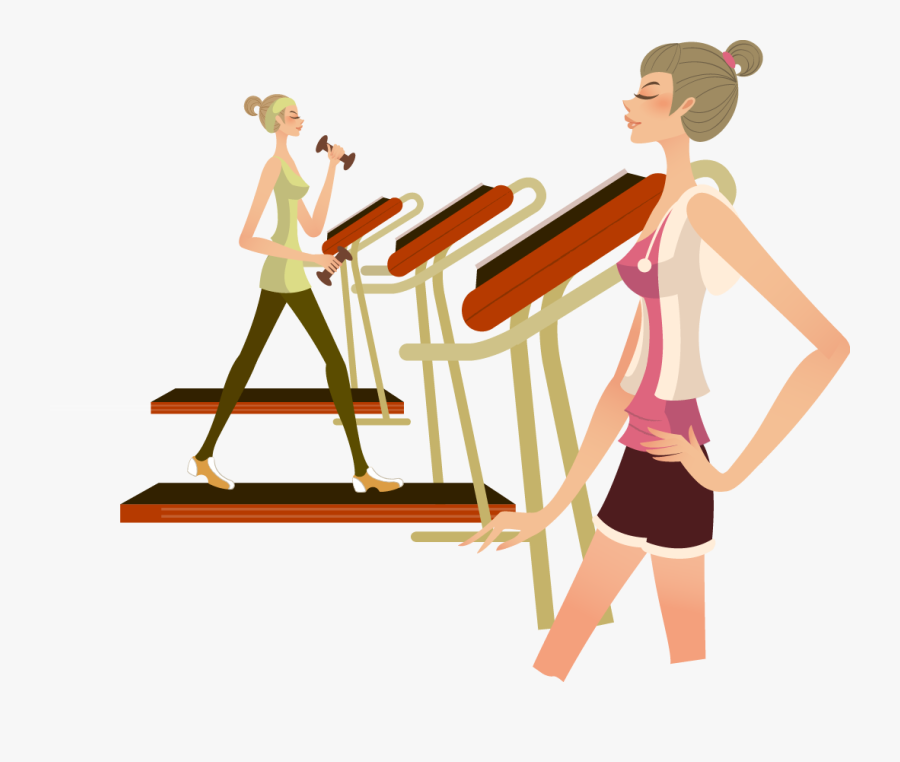 Clip Art Fitness Centre Sport Illustration - Illustration, Transparent Clipart