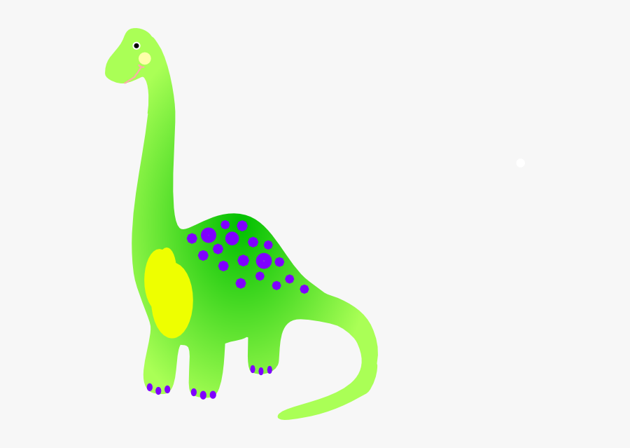 Green Dino With Dots Svg Clip Arts - Cartoon, Transparent Clipart