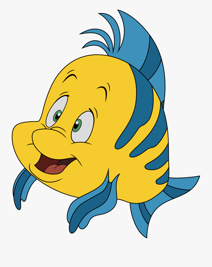 Yellow Fish From Ariel, Transparent Clipart