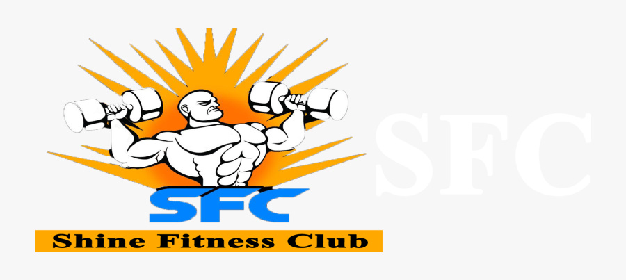 Shine Fitness Club Best - Cartoon, Transparent Clipart