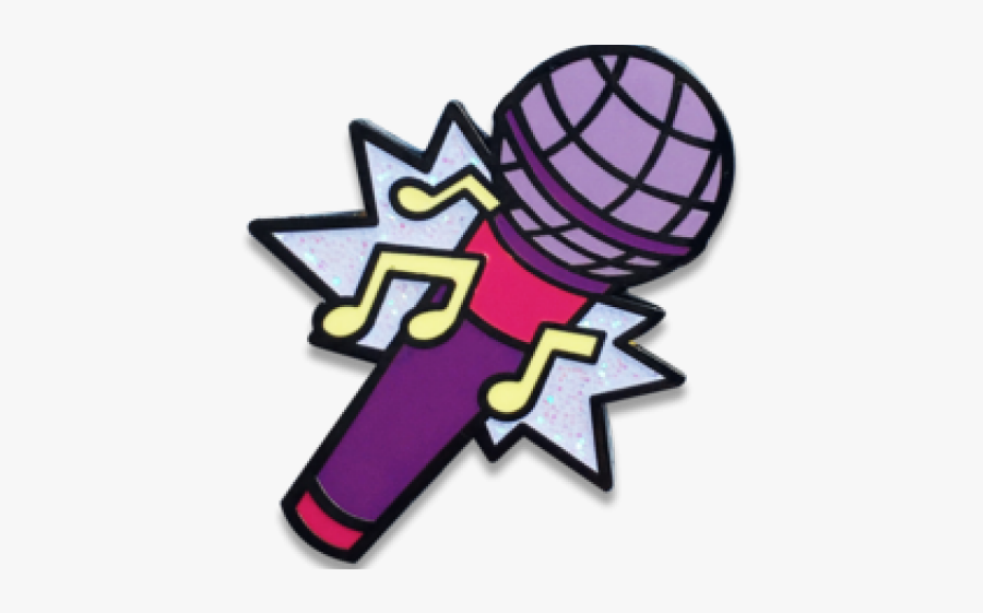 Mic Clipart Popstar - Microphone And Star Clip Art, Transparent Clipart