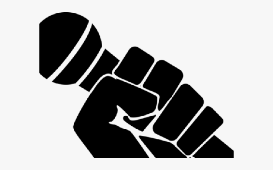 Microphone In Hand Clipart, Transparent Clipart