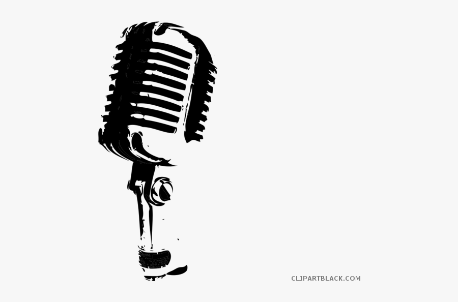 Graphic Library Download Vintage Microphone Clipart - Transparent Background Microphone Clipart, Transparent Clipart