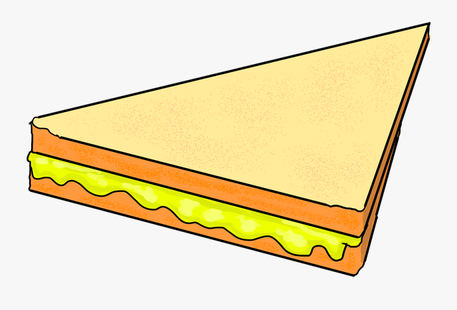 Grilled Cheese Clipart Plate - Cheese Sandwich Clipart, Transparent Clipart
