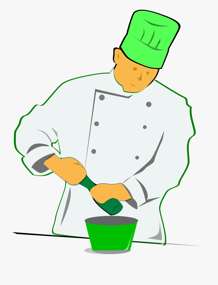 Line Cook Clip Art, Transparent Clipart