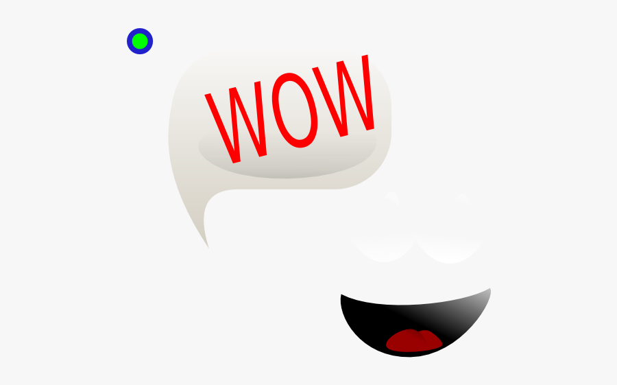 Wow Smiley, Transparent Clipart