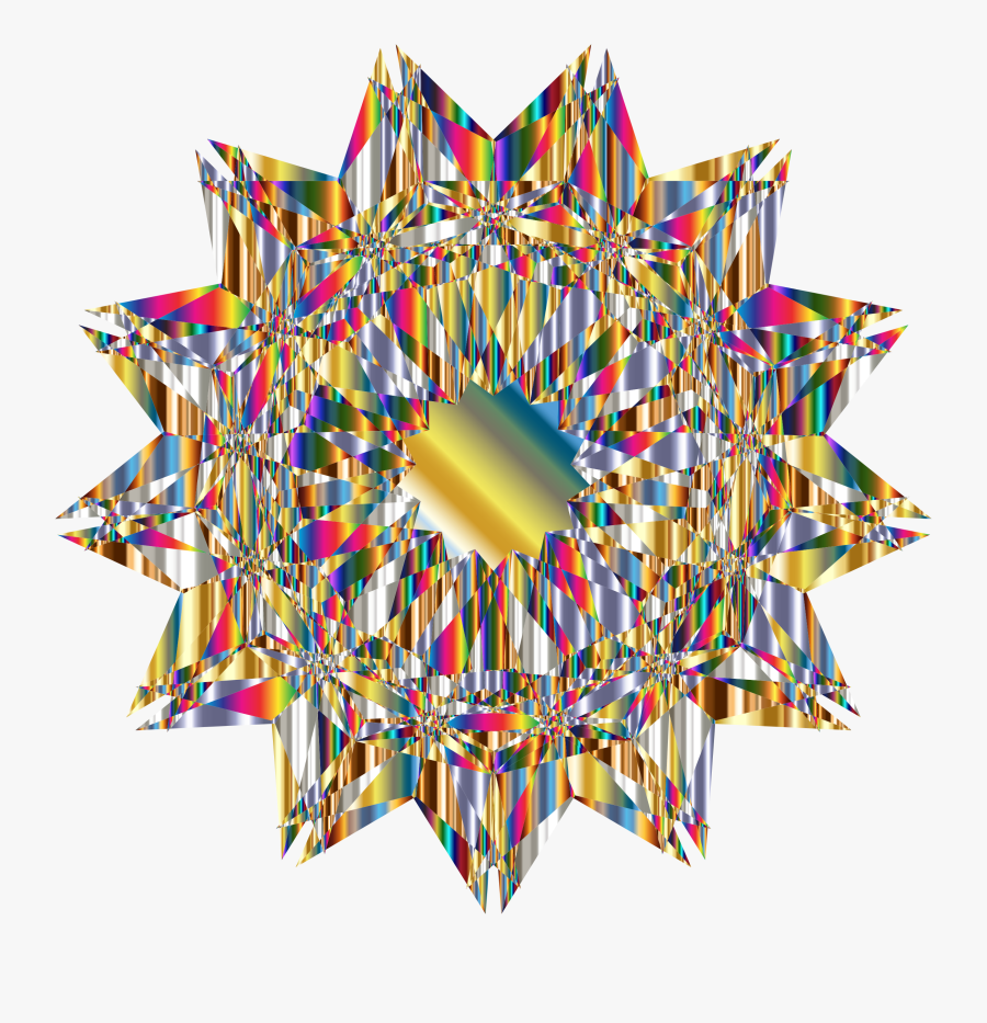 Sparkling Gem Clip Arts - Circle, Transparent Clipart